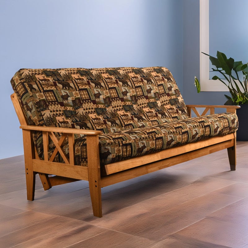 FutonX Futon Cover Only UpNorth Premium Fabric Collection Fits 6-8 inch Futon Mattress Full Size (Wildlife Resort) - Image 4